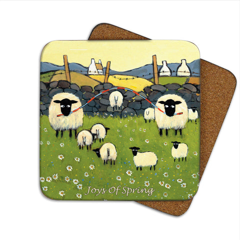 Spring Lambs Coaster