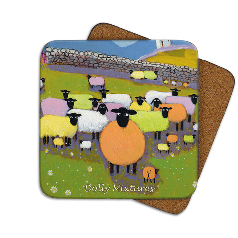 Folly Mixtures Sheep Coaster