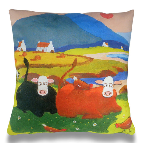 Udderley Exhausted Cushion Cover