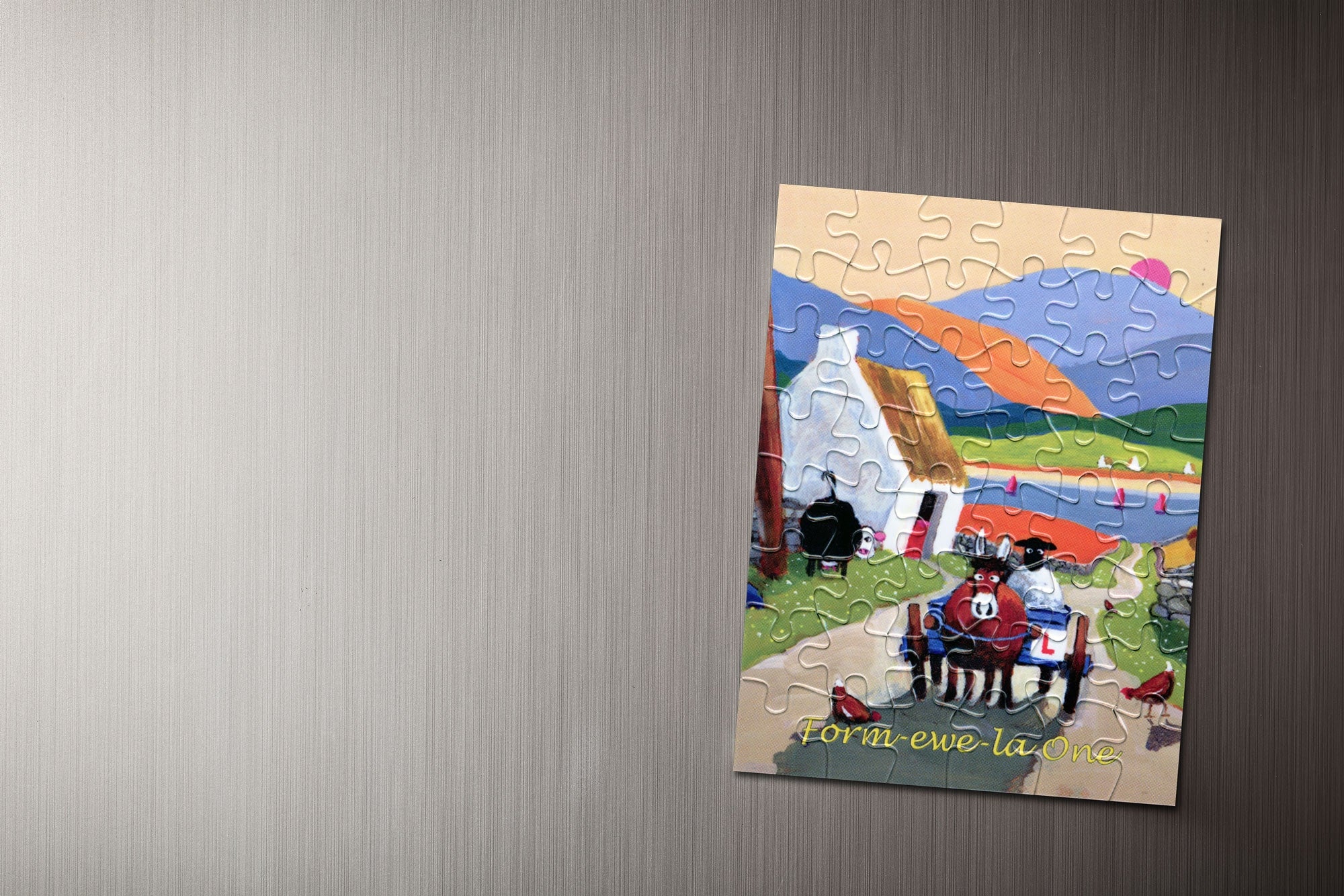 Form-ewe-la One Jigsaw Magnet