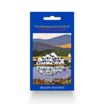 Fridge Magnet sheep standing on each other's backs like acrobats
