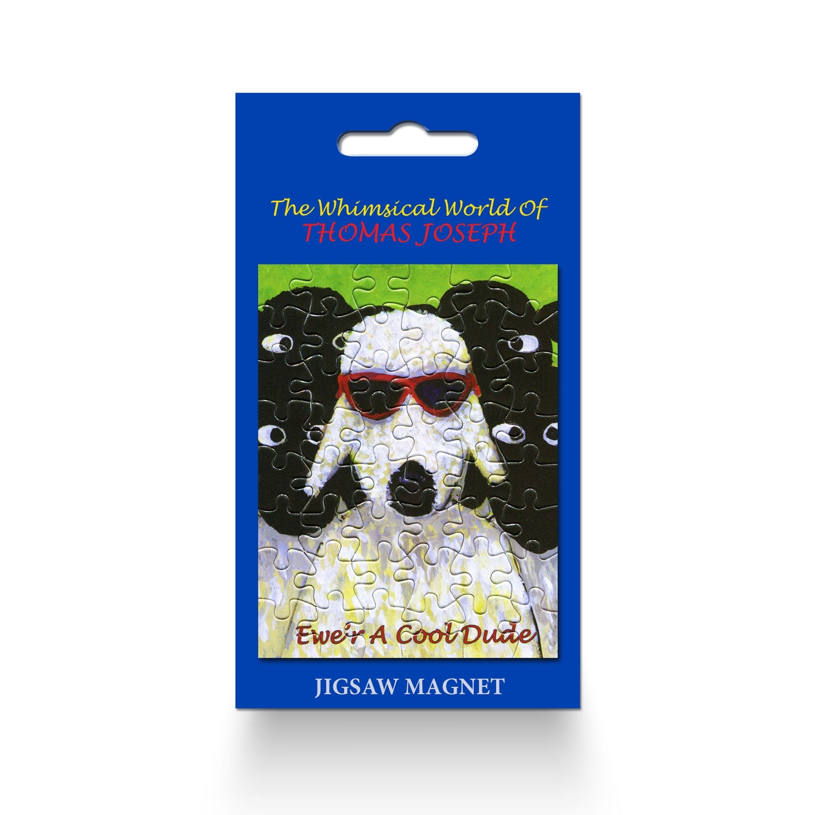 Fridge Magnet sheep wearing sunglasses