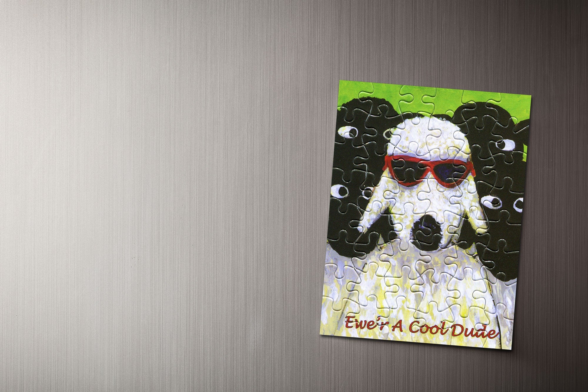Ewe're A Cool Dude Jigsaw Magnet