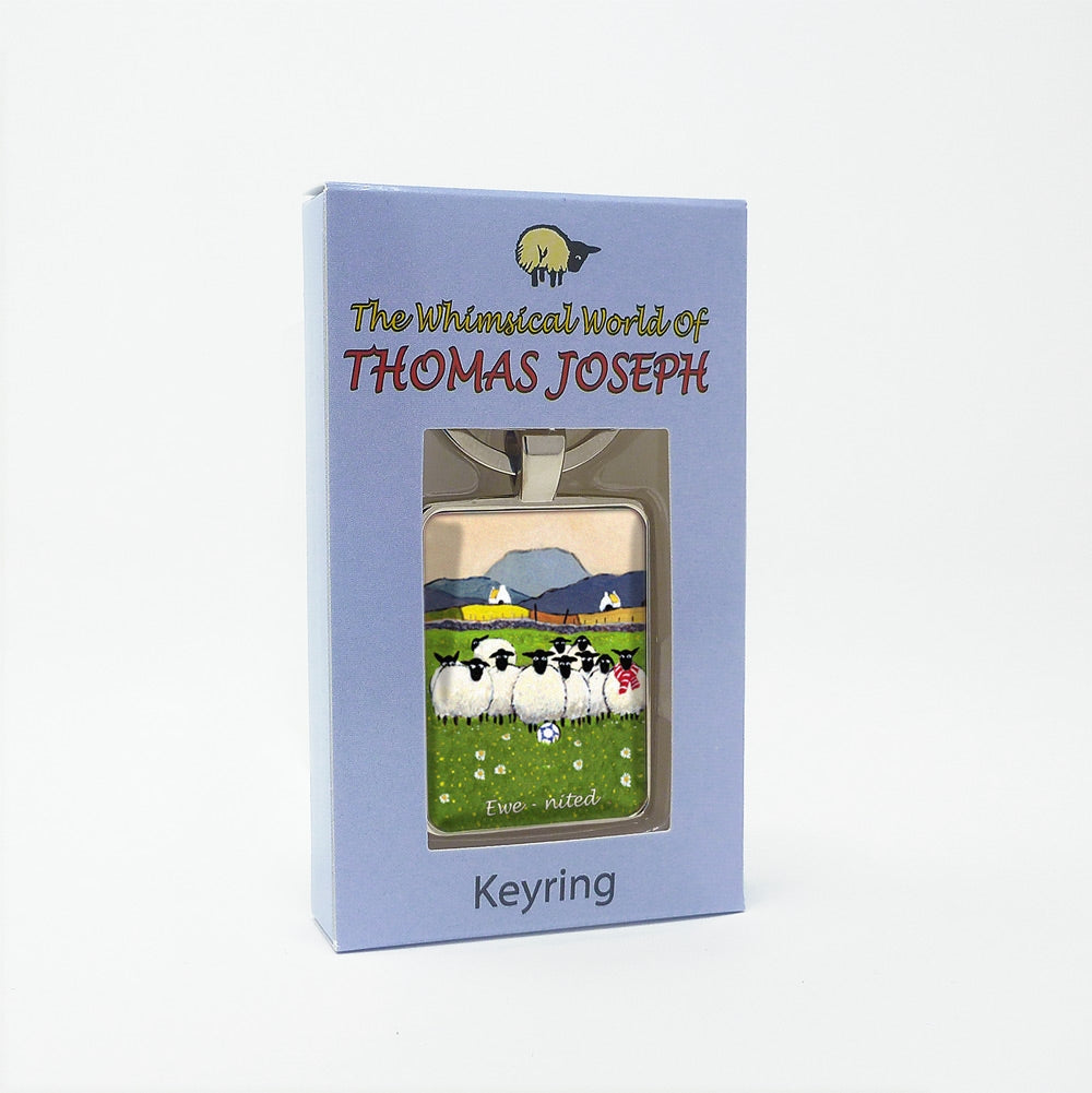 Ewe-nited Keyring Keychain Gift by Thomas Joseph