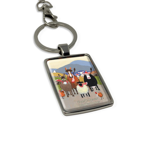 Ewe'll Never Walk Alone Keyring Keychain Gift by Thomas Joseph