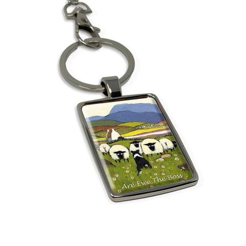 Are Ewe The Boss Keyring Keychain Gift by Thomas Joseph