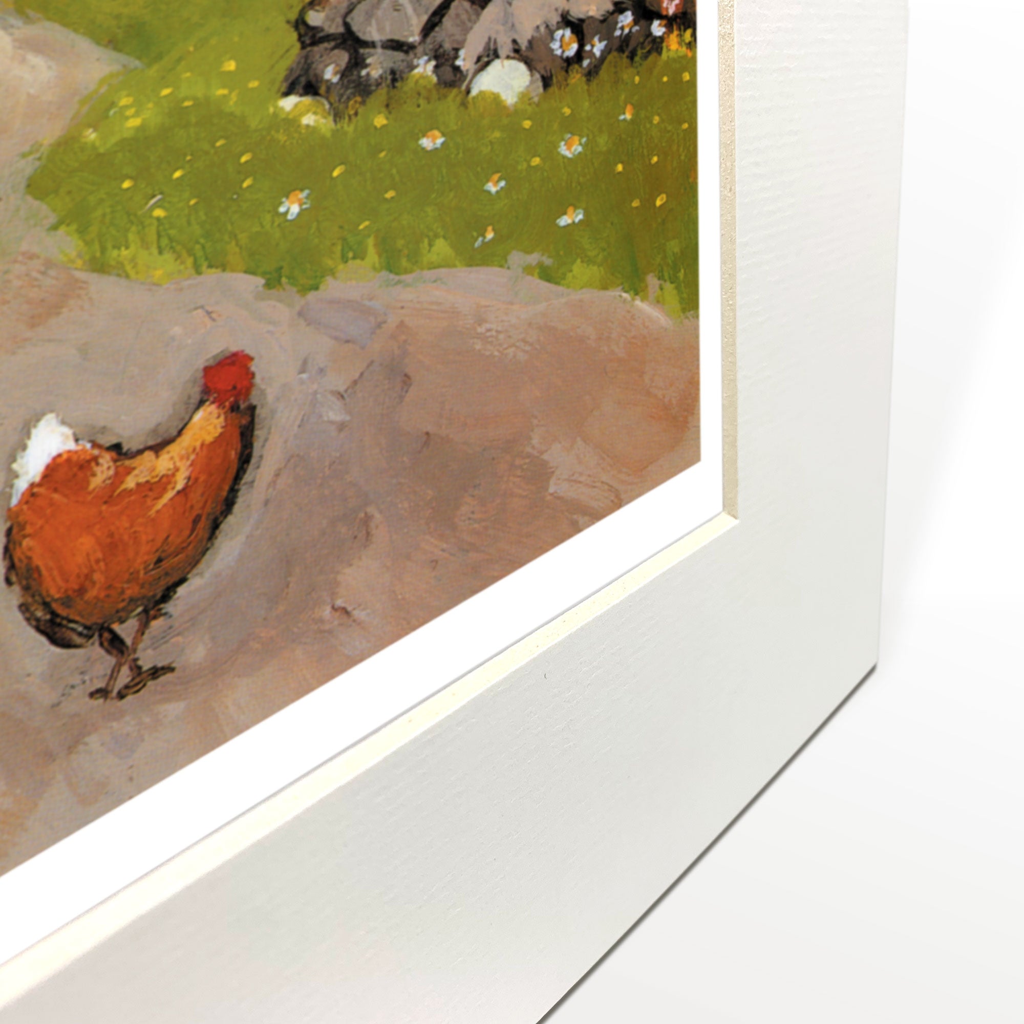 Evening At The Waterhole Mounted Print