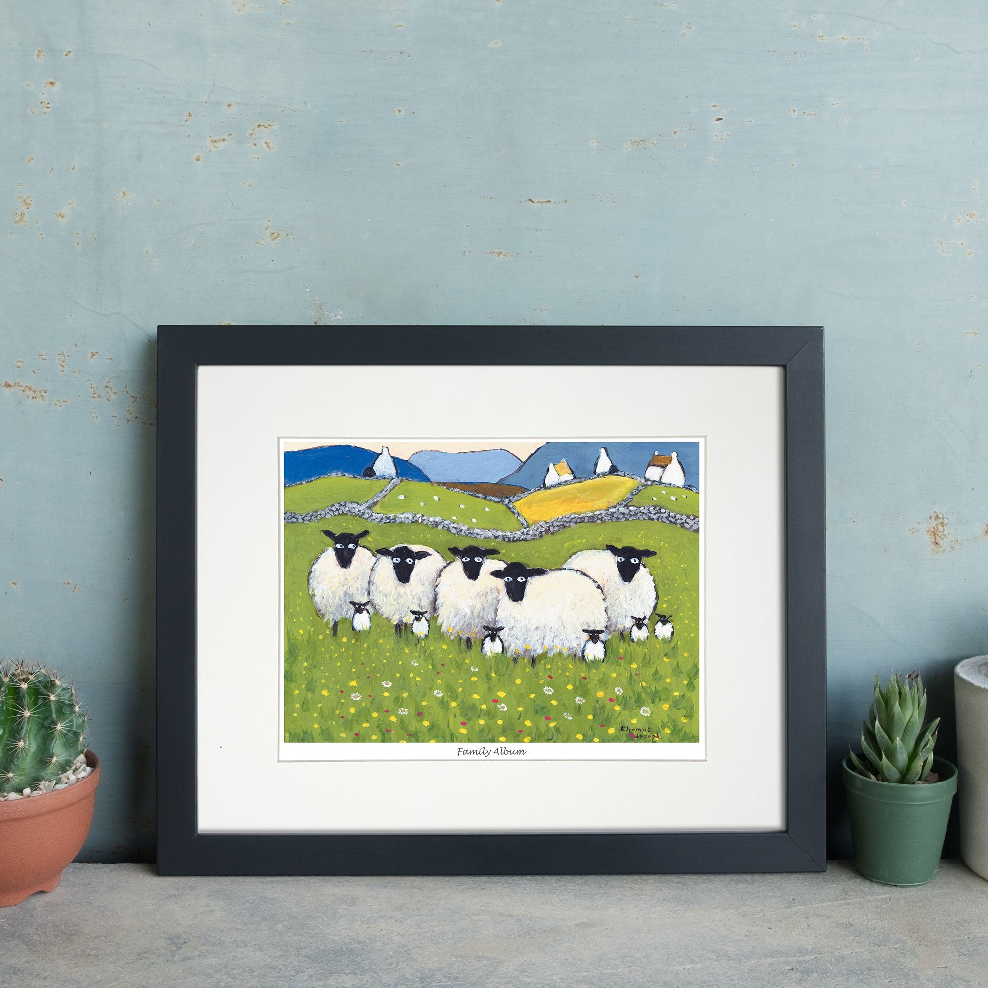 Family Album Mounted Print