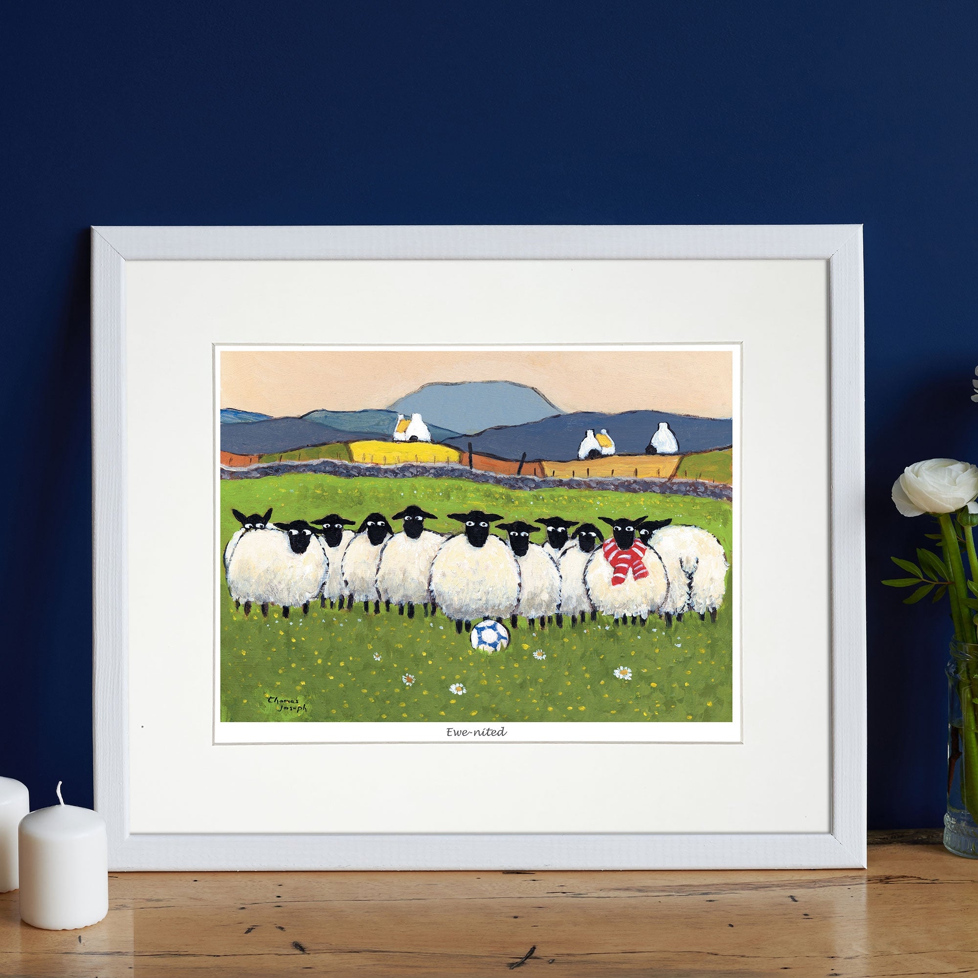 Ewe-Nited Mounted Print