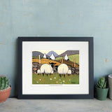 I Only Have Eyes For Ewe Mounted Print