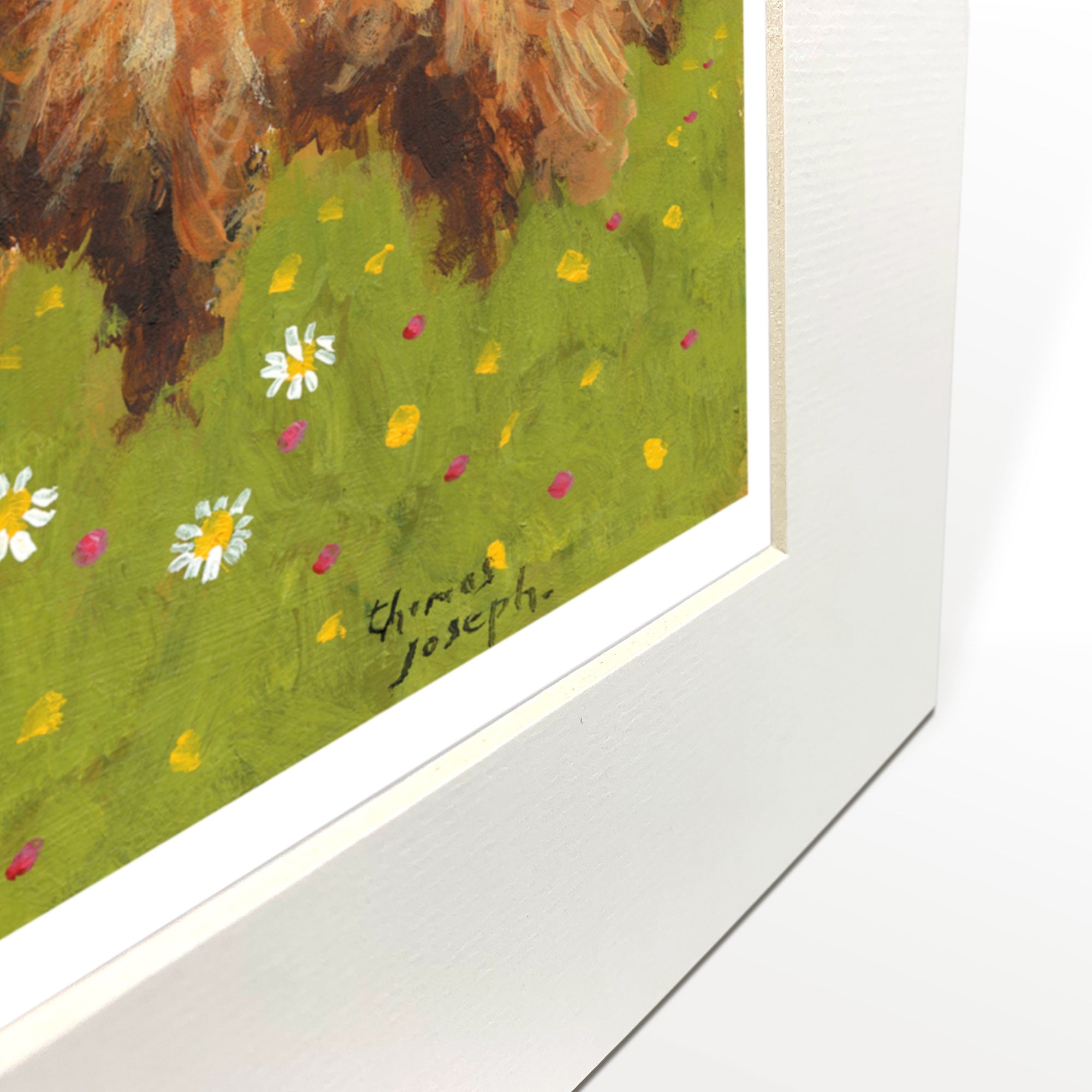 We Are Daft But We Love Ewe Mounted Print