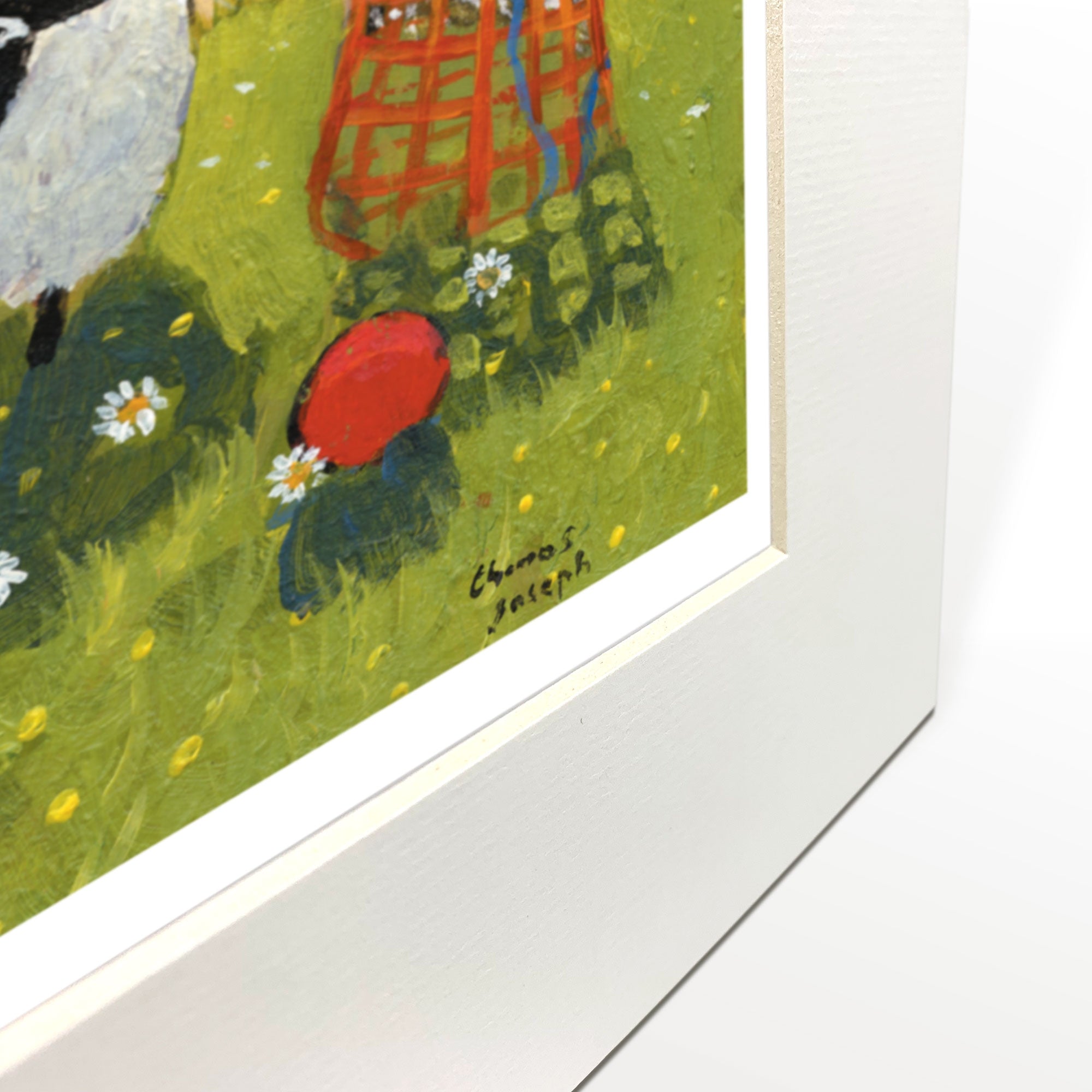 Nice To See Ewe Mounted Print