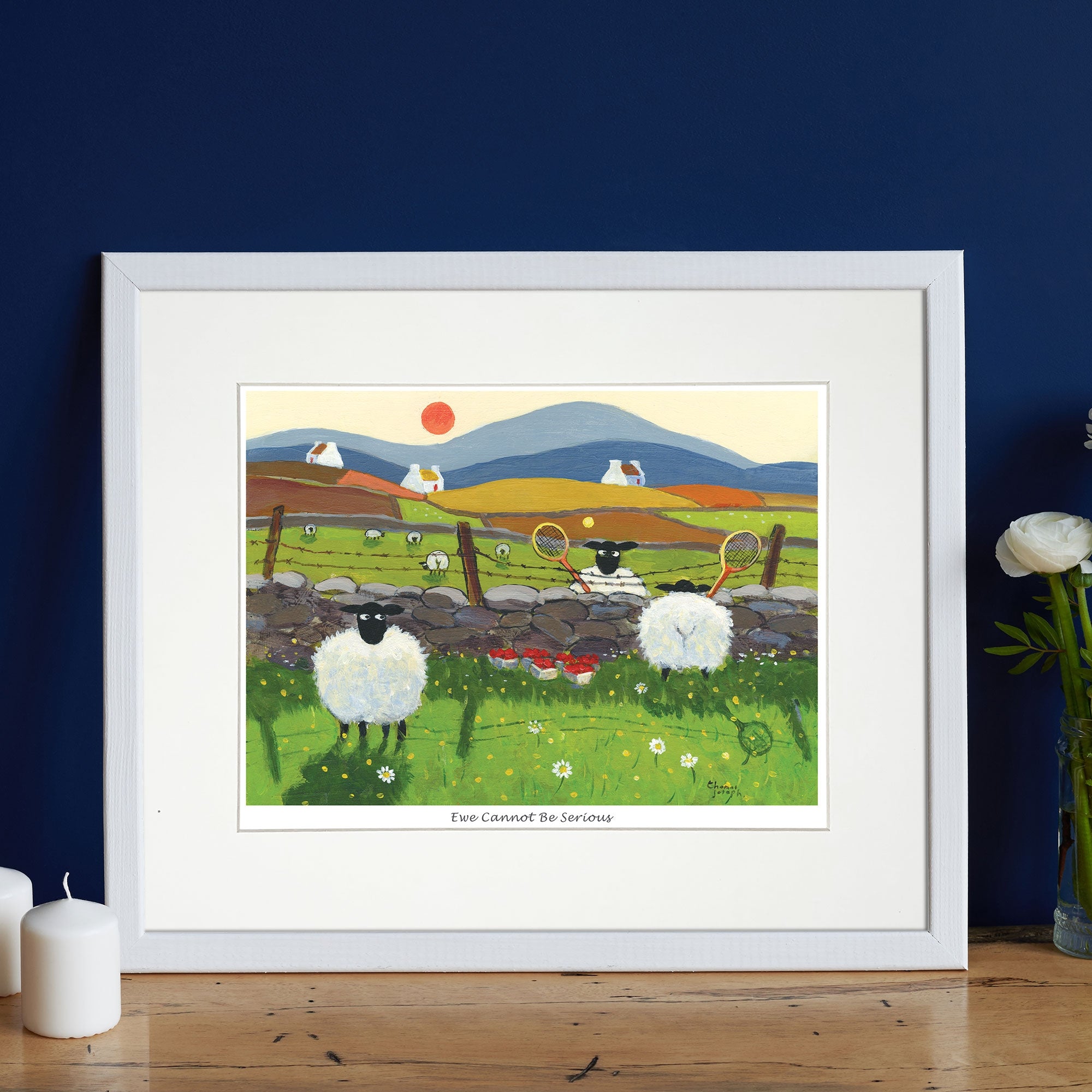 Ewe Cannot Be Serious Mounted Print