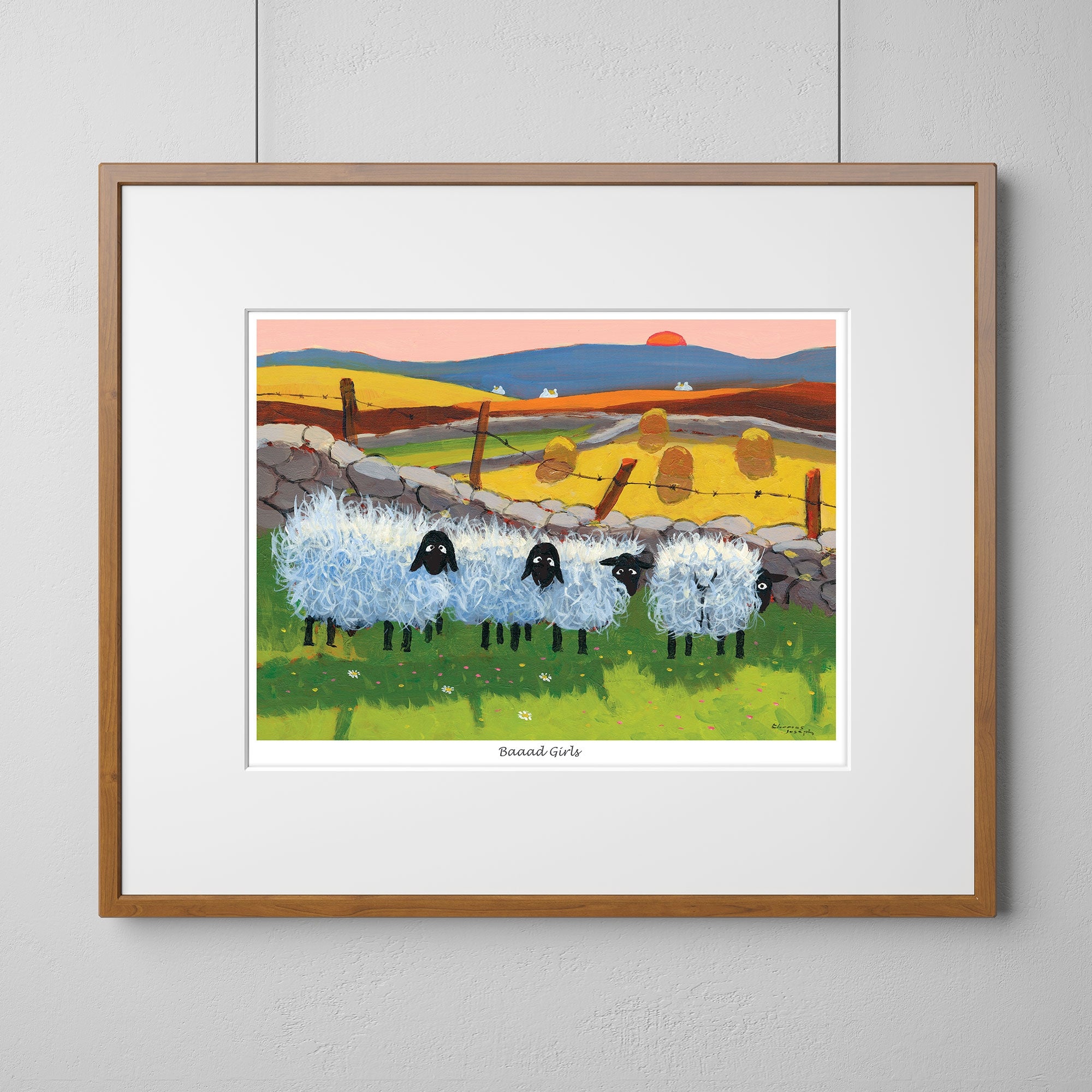 Baaad Girls Mounted Print