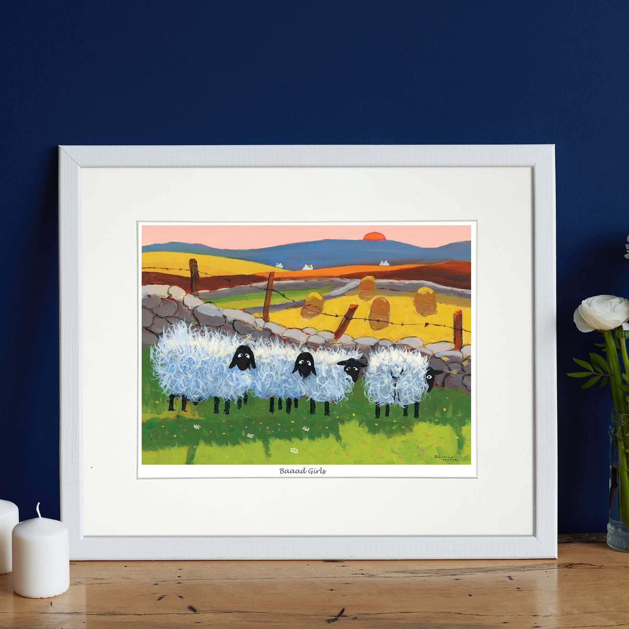 Baaad Girls Mounted Print