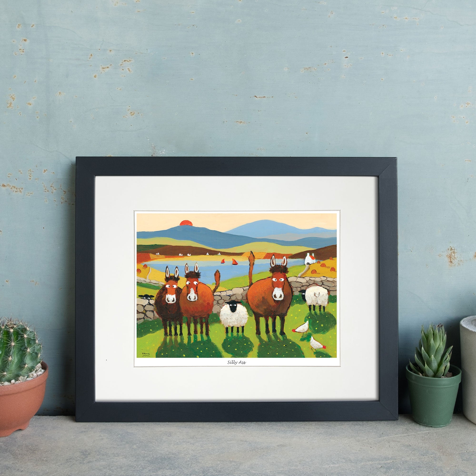 Silly Ass Mounted Print