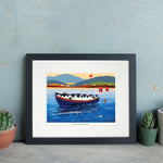 Ewe've Missed The Boat Mounted Print