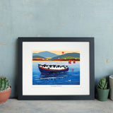 Ewe've Missed The Boat Mounted Print