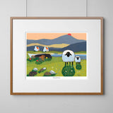 Thank Ewe Mounted Print