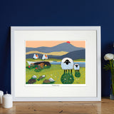 Thank Ewe Mounted Print