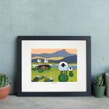 Thank Ewe Mounted Print