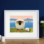 Ewe Ok Friend Mounted Print