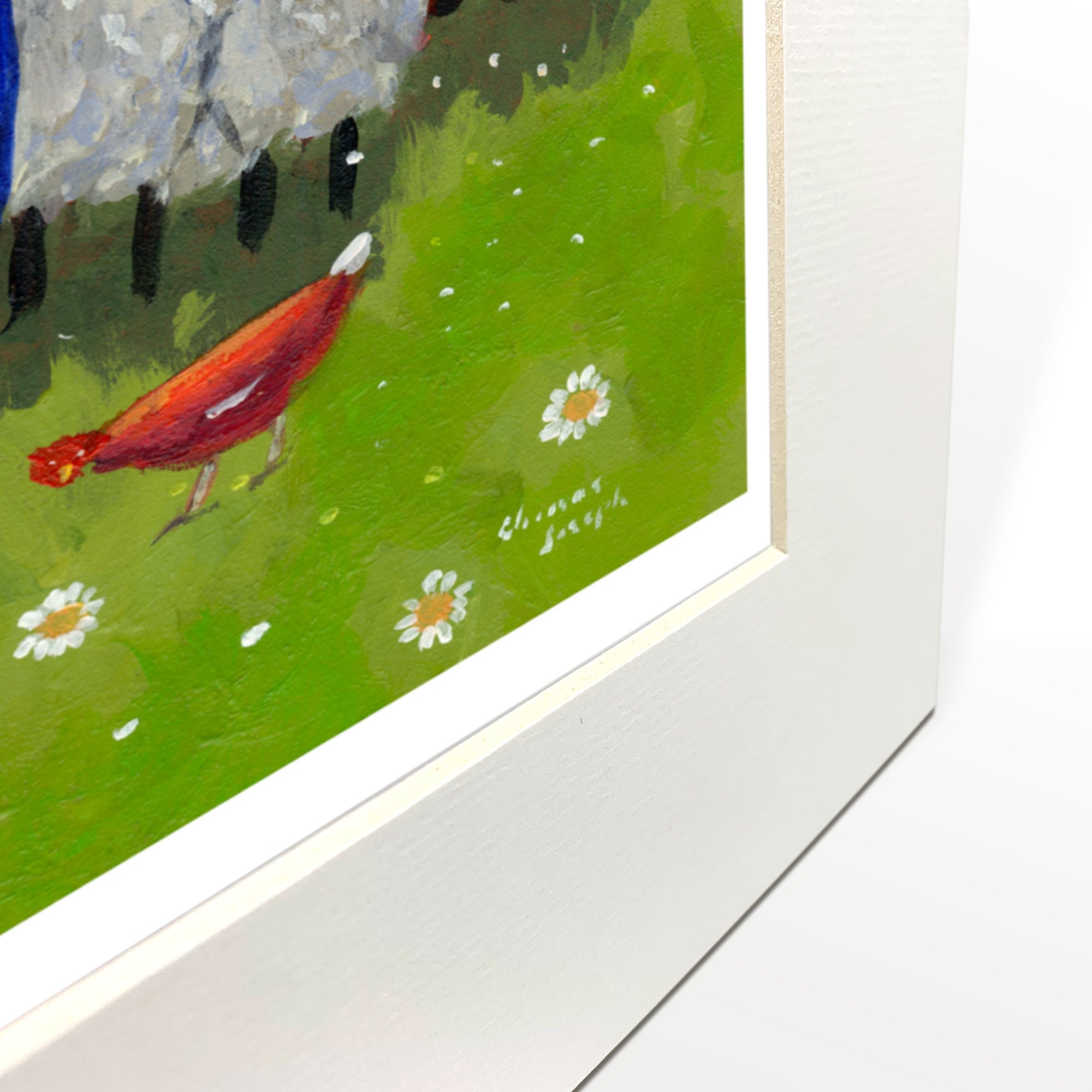 The Grad-Ewe-Ate Mounted Print