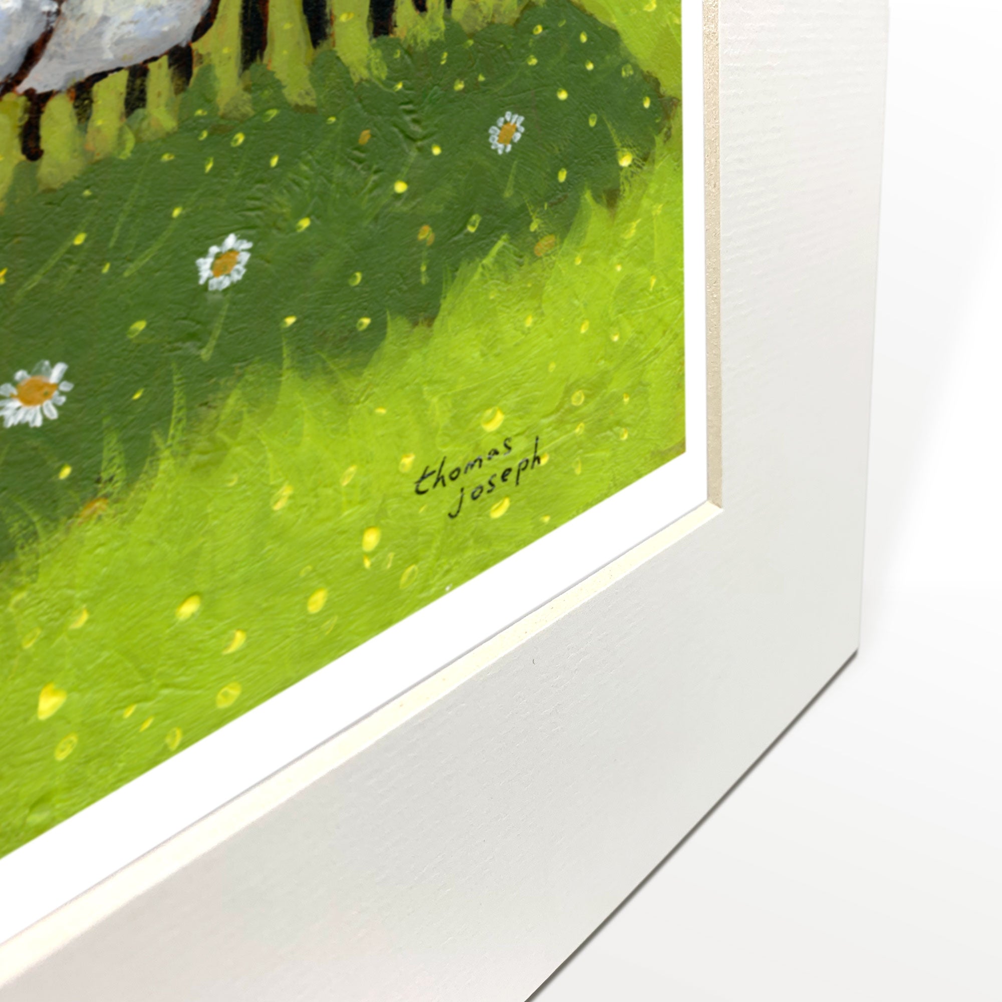 Thinking Of Ewe Mounted Print