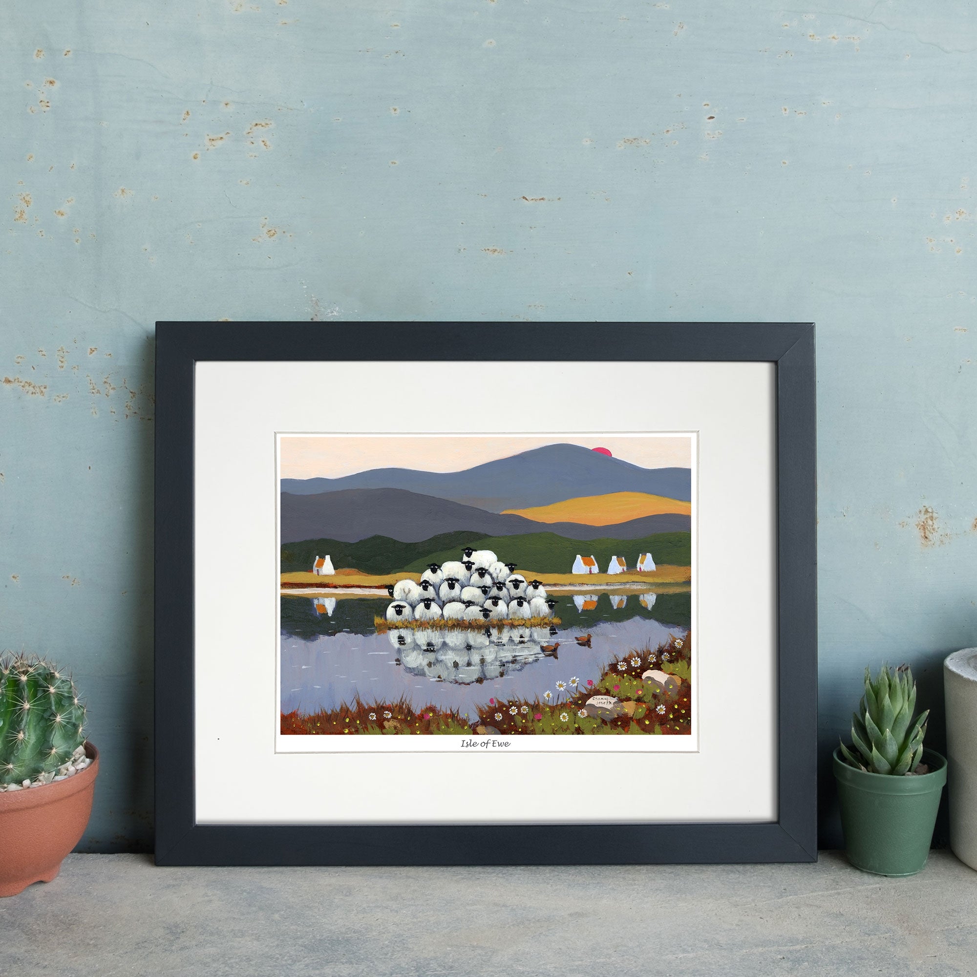 Isle Of Ewe Mounted Print