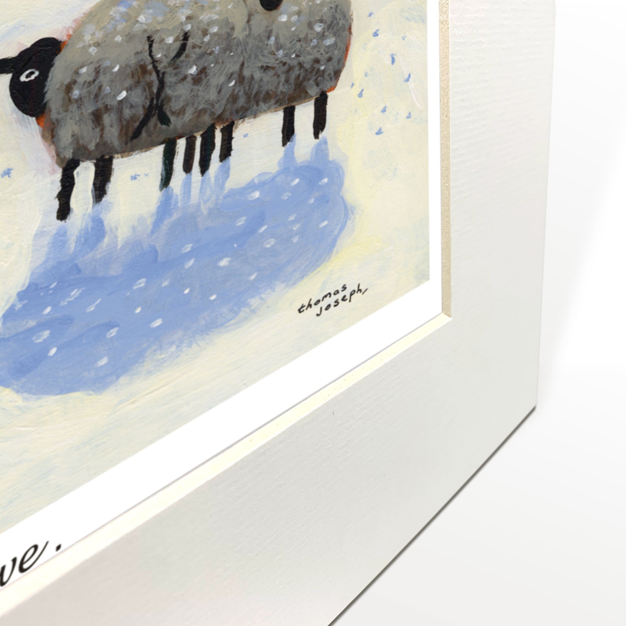 Double Ewe, Double Ewe, Double Ewe Mounted Print