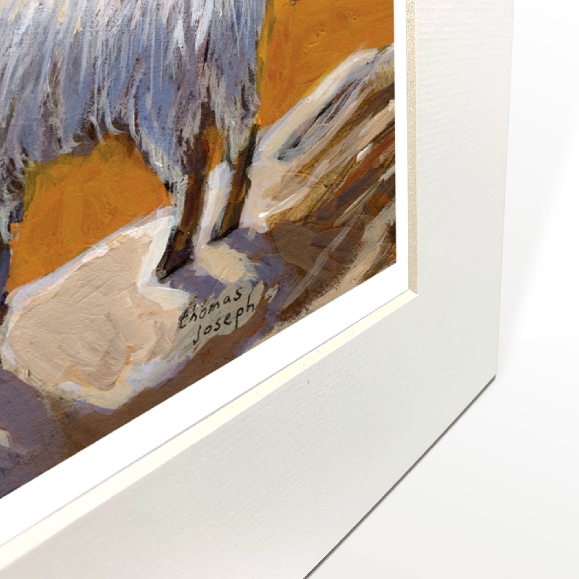 Just Ewe & Me Kid Mounted Print