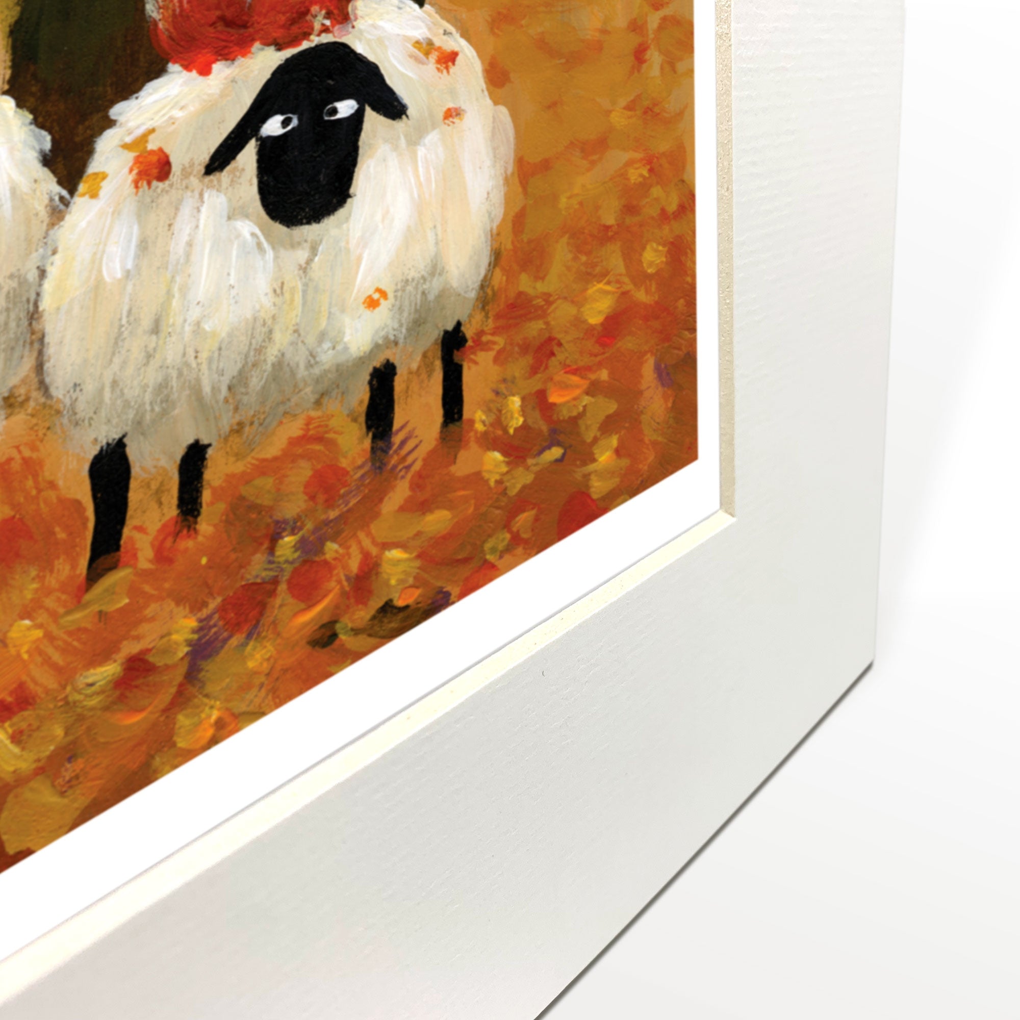 I'm Nuts About Ewe Mounted Print