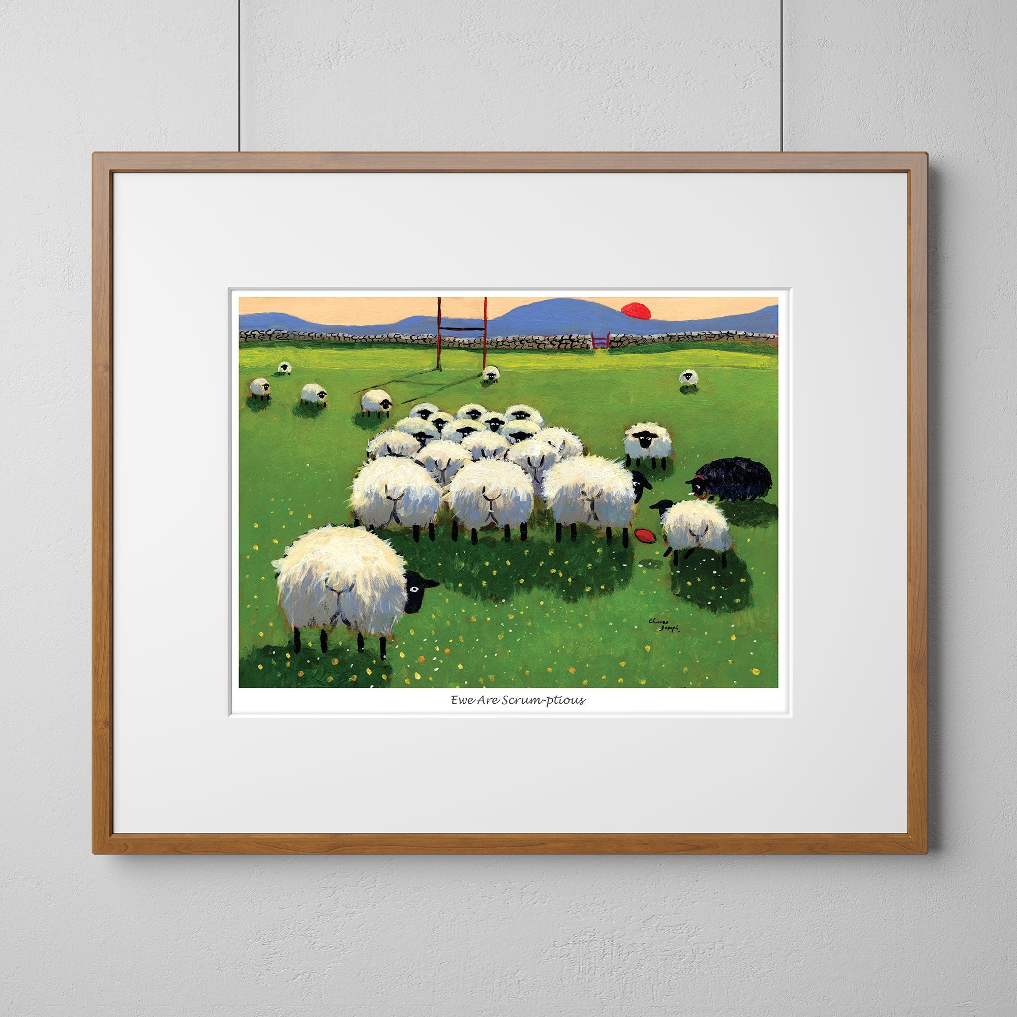 Ewe Are Scrumptious Mounted Print