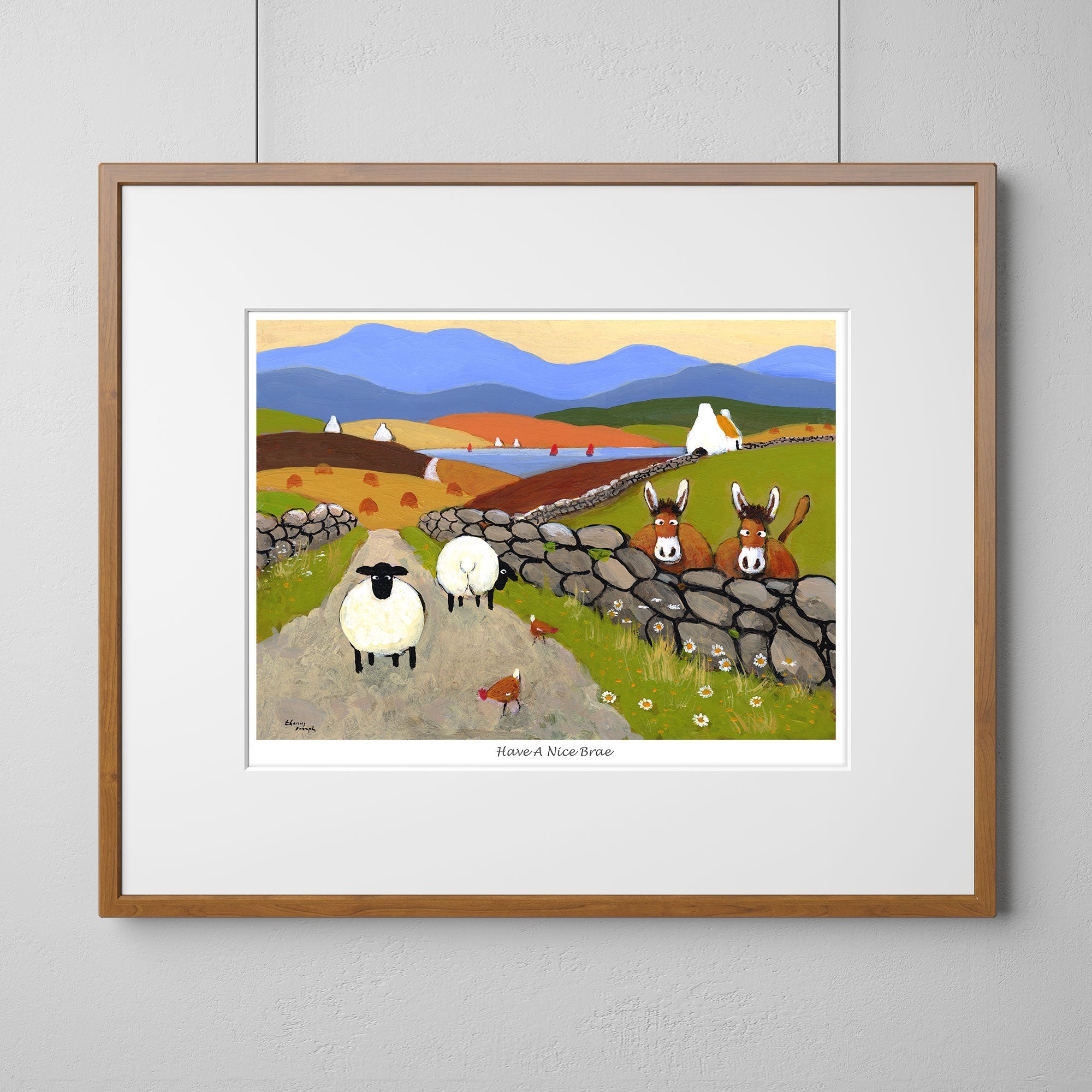 Have A Nice Bray Mounted Print