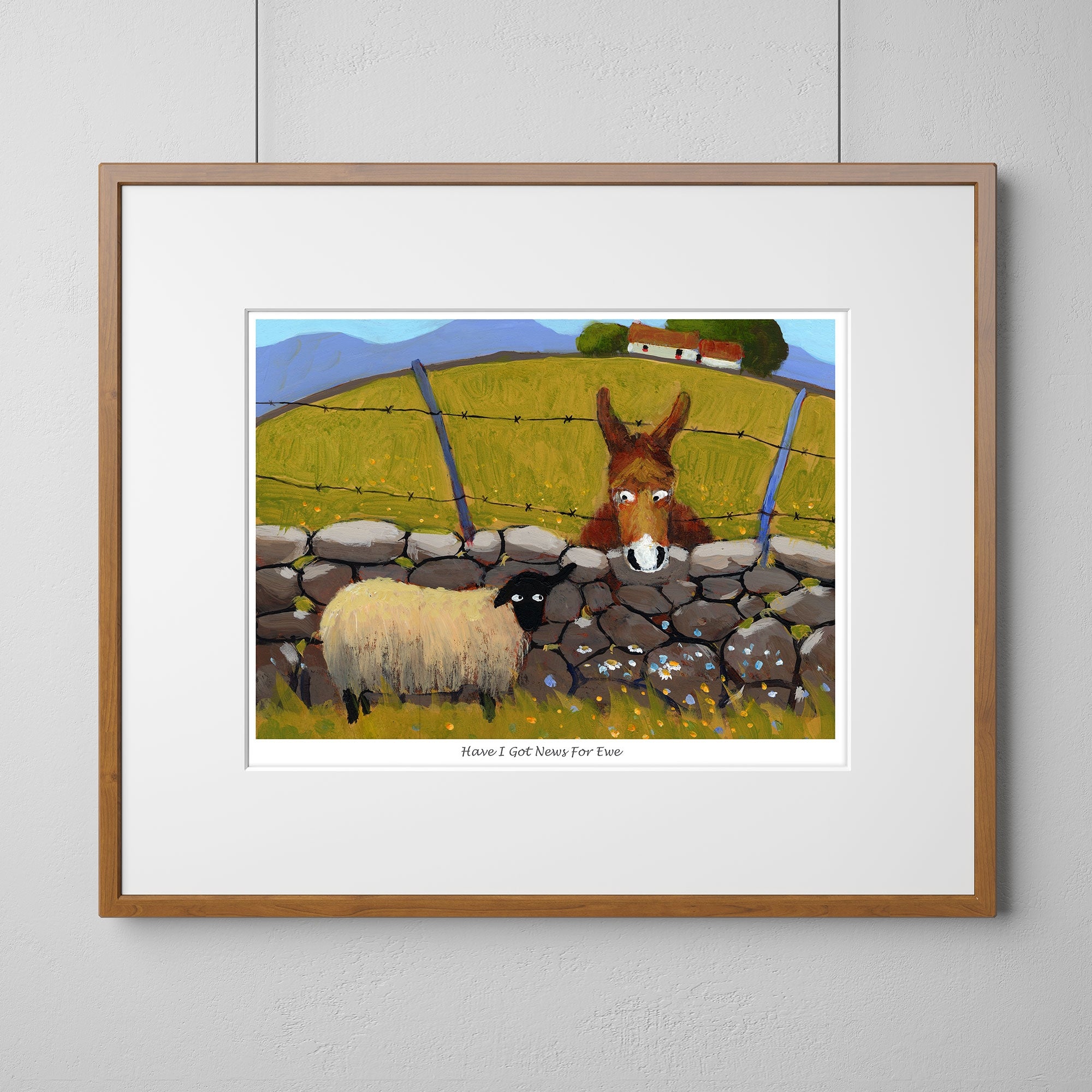 Have I Got N-ewes For You Mounted Print
