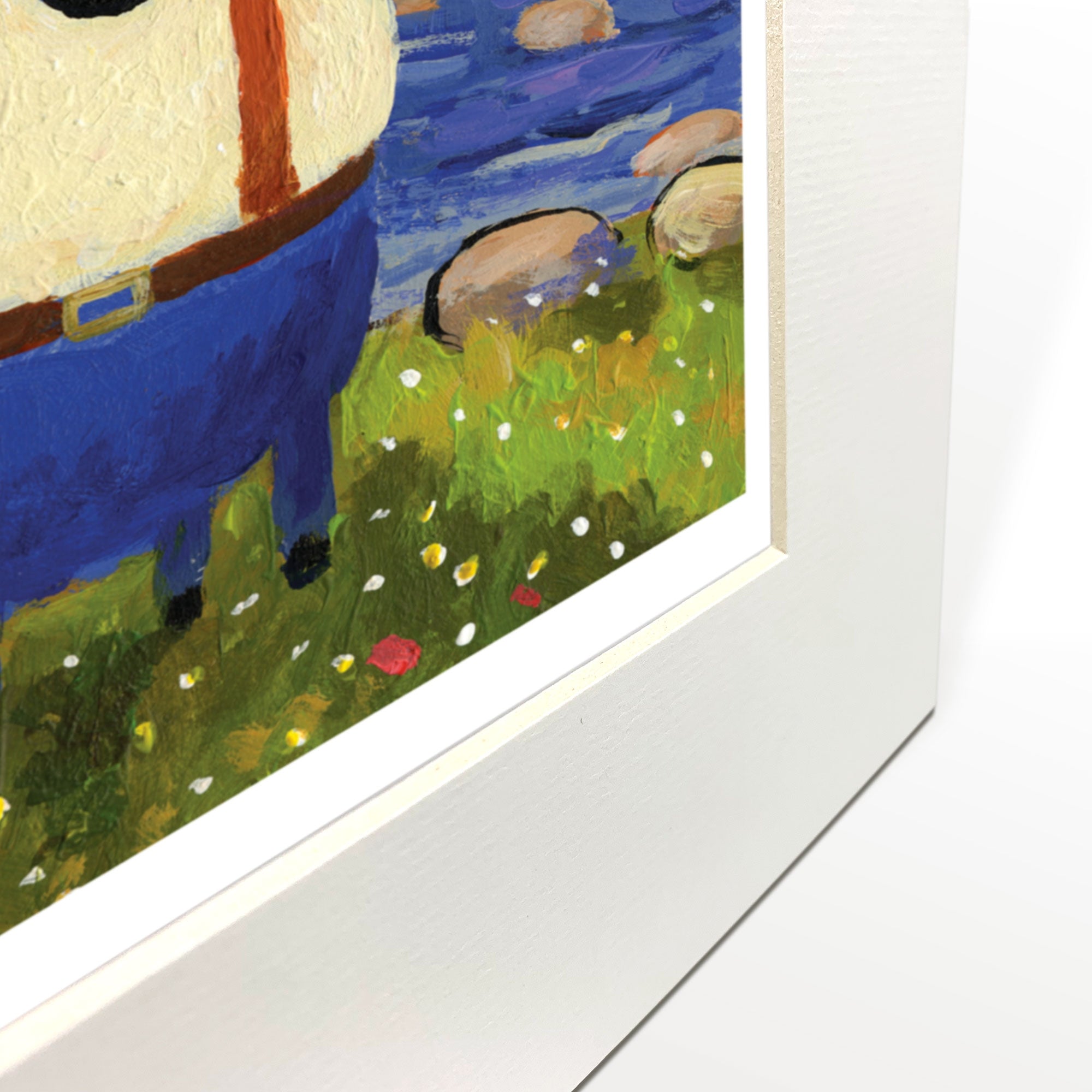 The Quiet Ram Mounted Print