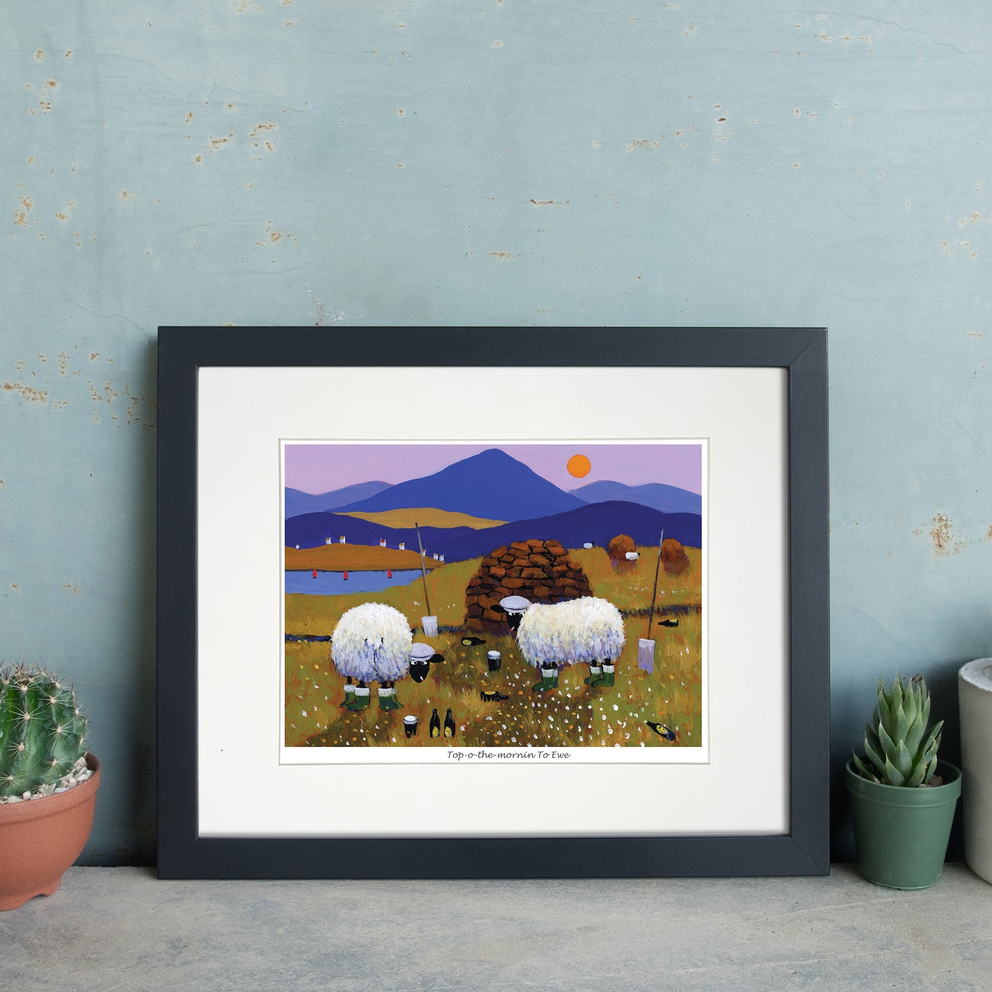 Top O'the Mornin To You Mounted Print