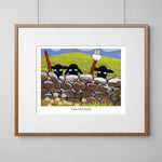 Ewe Owl Hoot Mounted Print