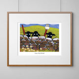 Ewe Owl Hoot Mounted Print