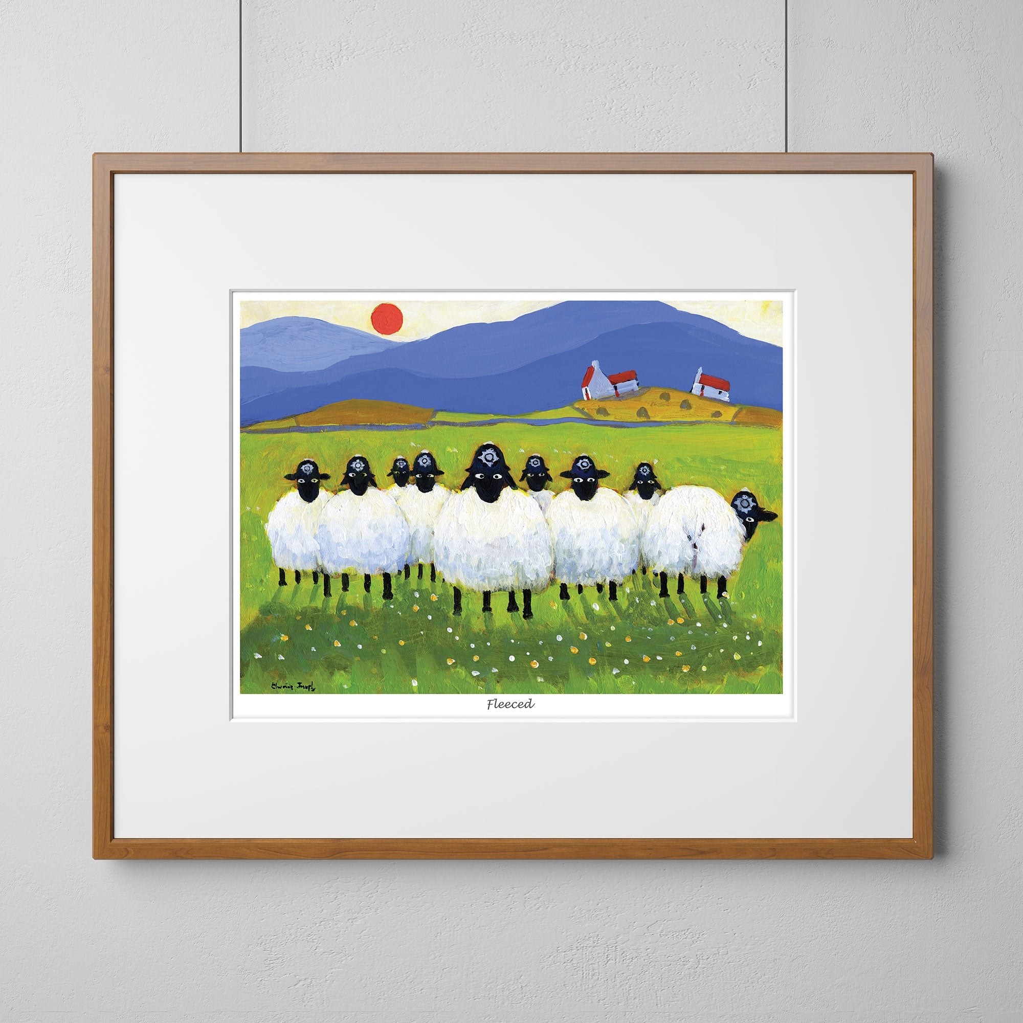 Fleeced Mounted Print