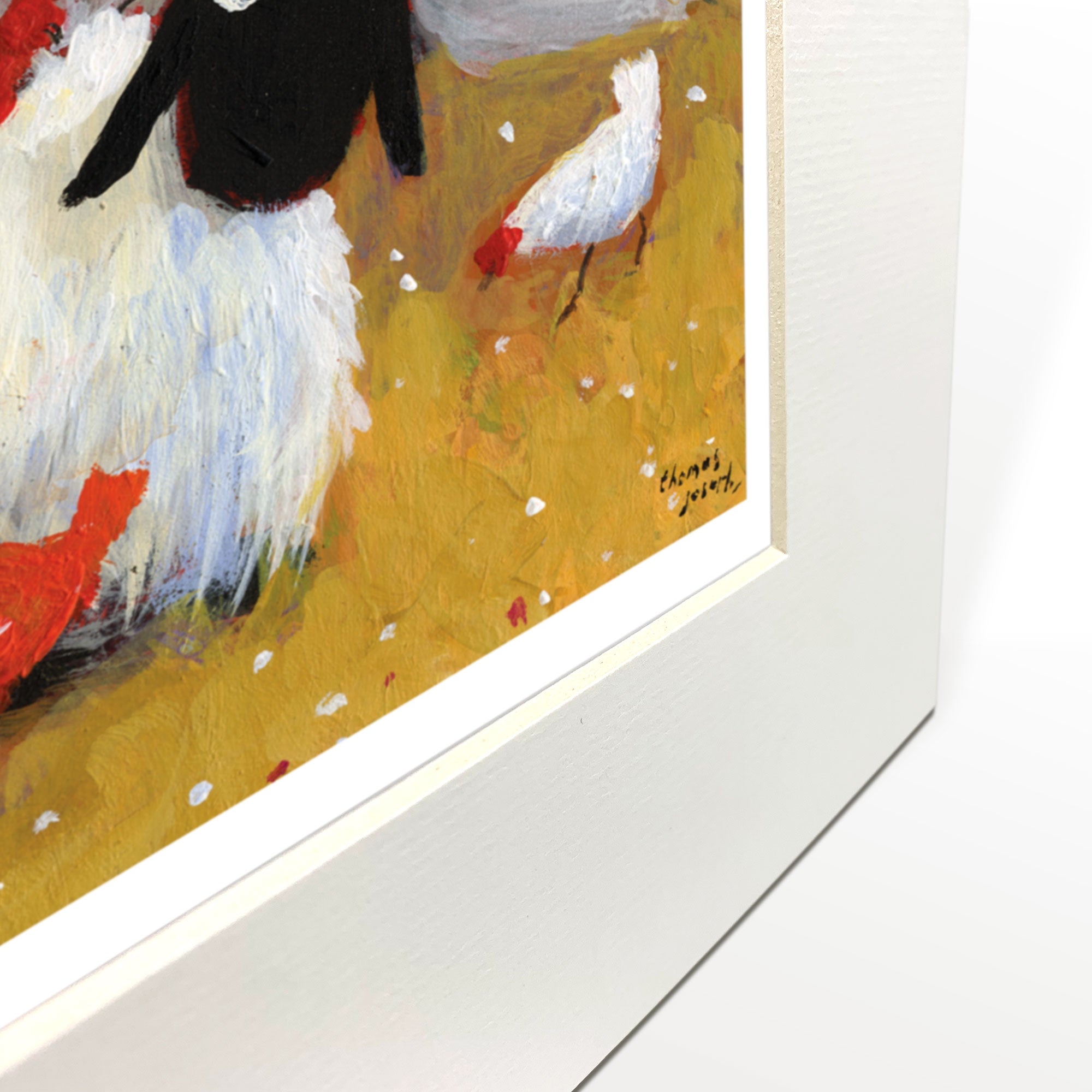 Hen Party Mounted Print