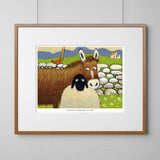 Do Ewe Promise Not To Tell Mounted Print