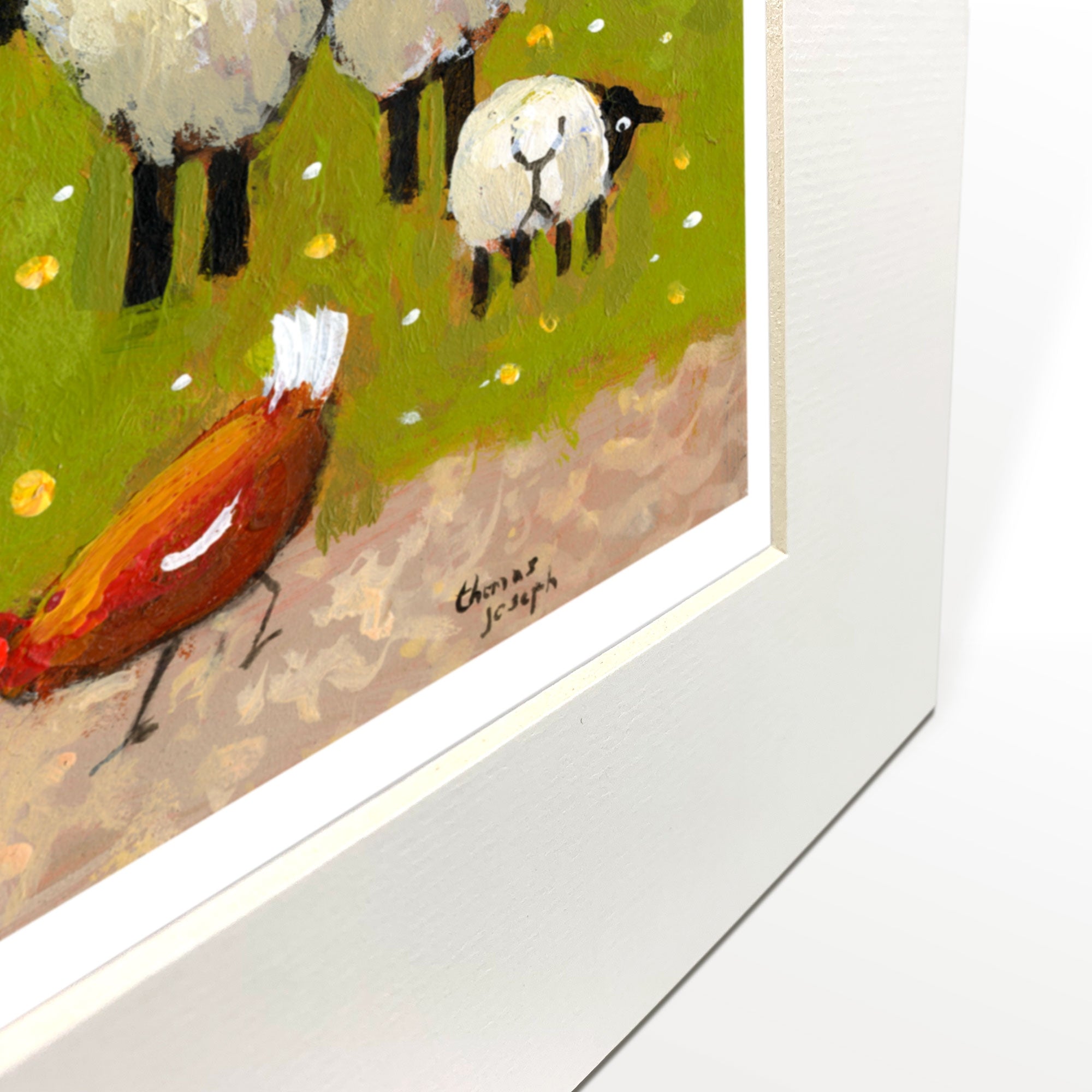 Ewe're A Big Softee Mounted Print