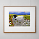 Ewe Live The High Life Mounted Print