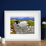 Ewe Live The High Life Mounted Print