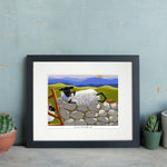 Ewe Live The High Life Mounted Print