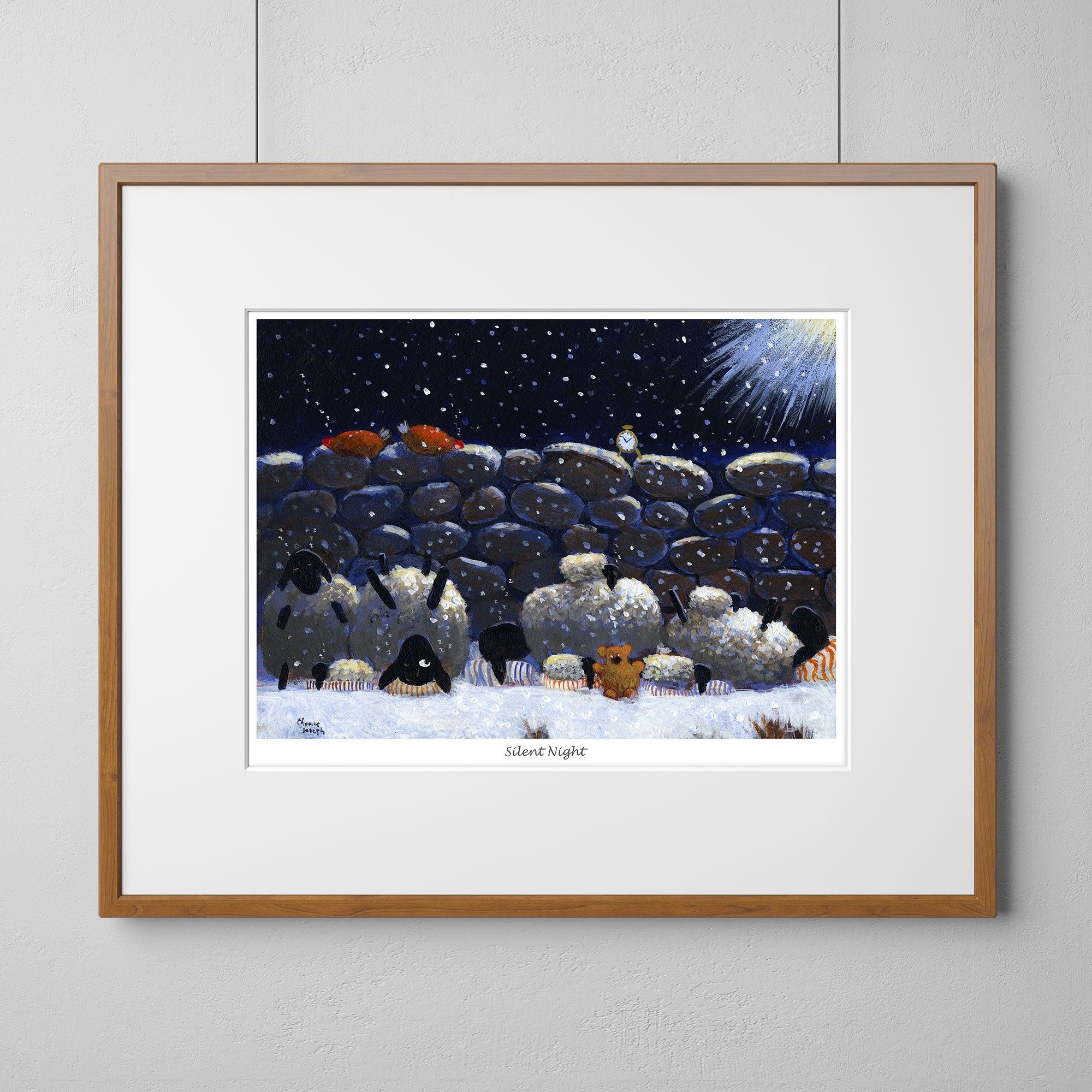 Silent Night Mounted Print