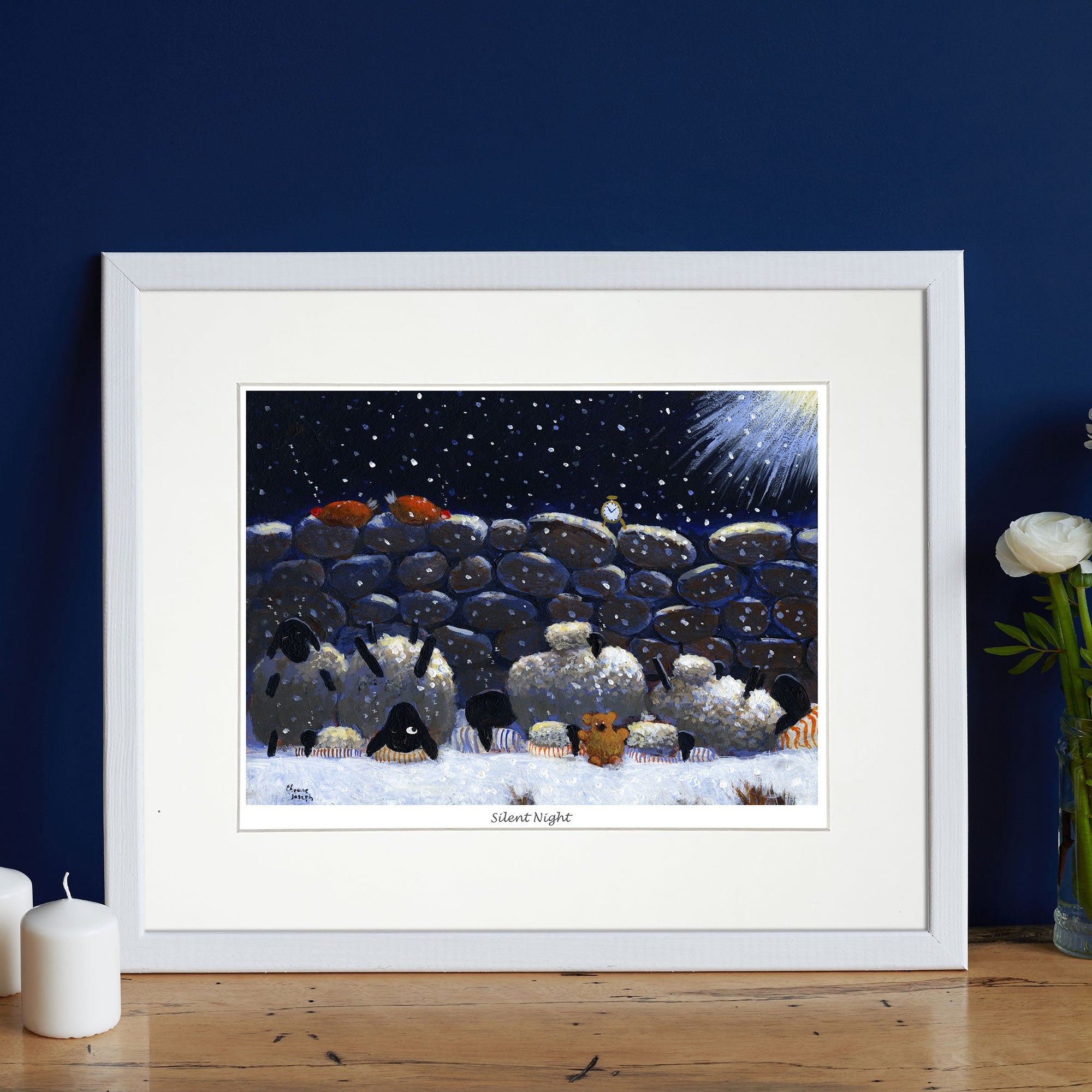 Silent Night Mounted Print