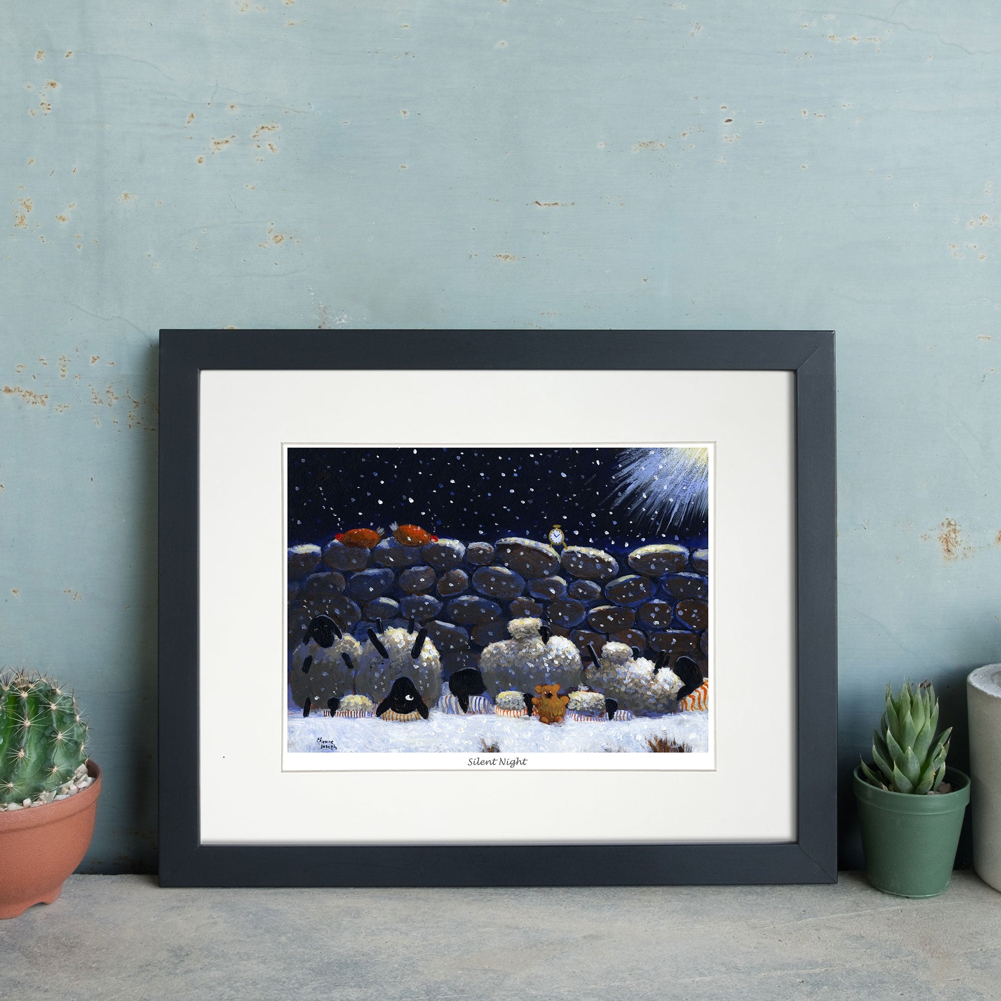 Silent Night Mounted Print
