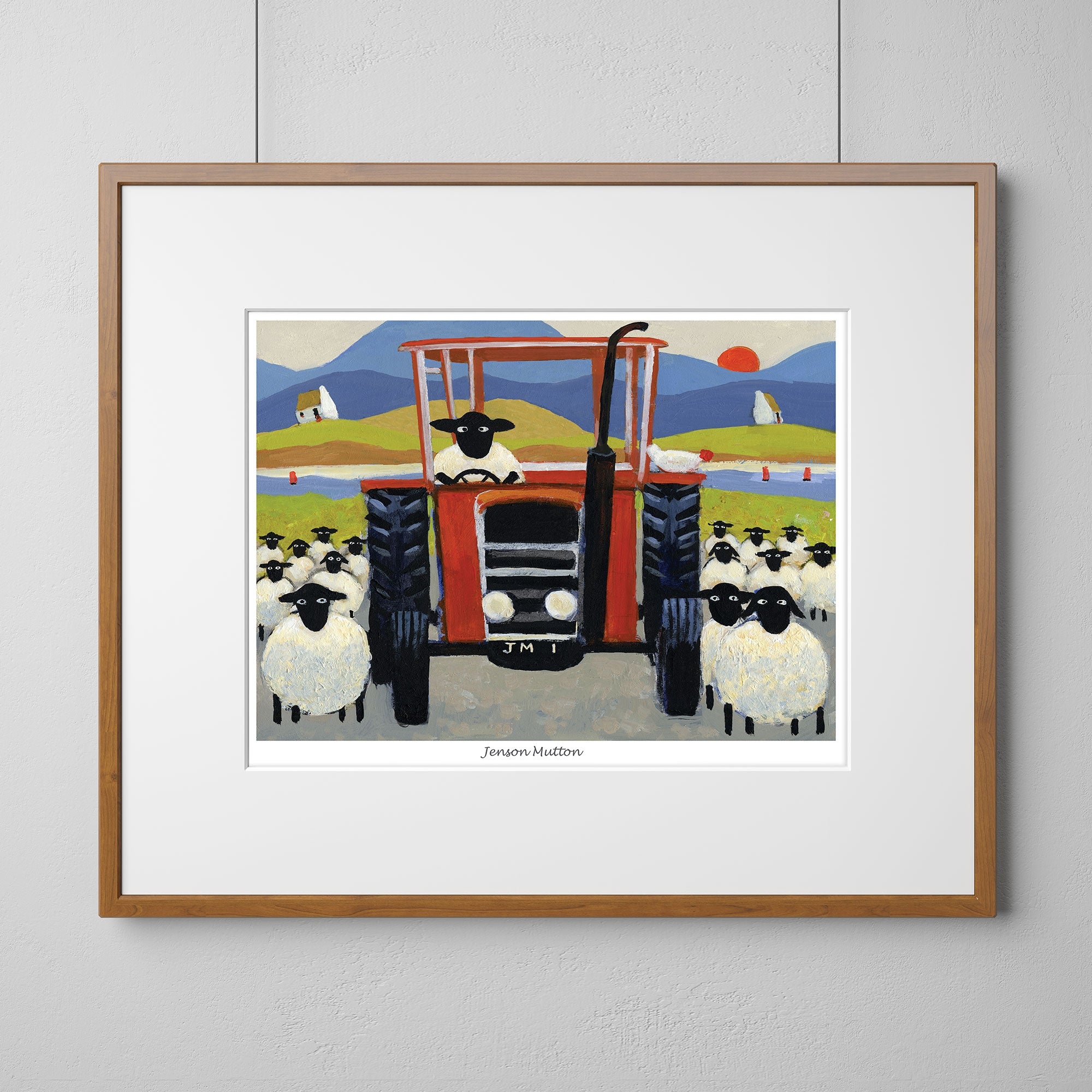 Jenson Mutton Mounted Print
